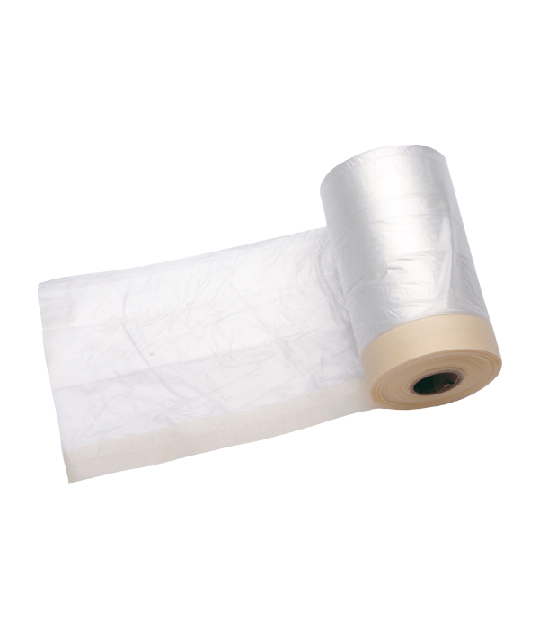 Rollo plástico con cinta adhesiva 35 g/m² - 600 mm - 22,5 m