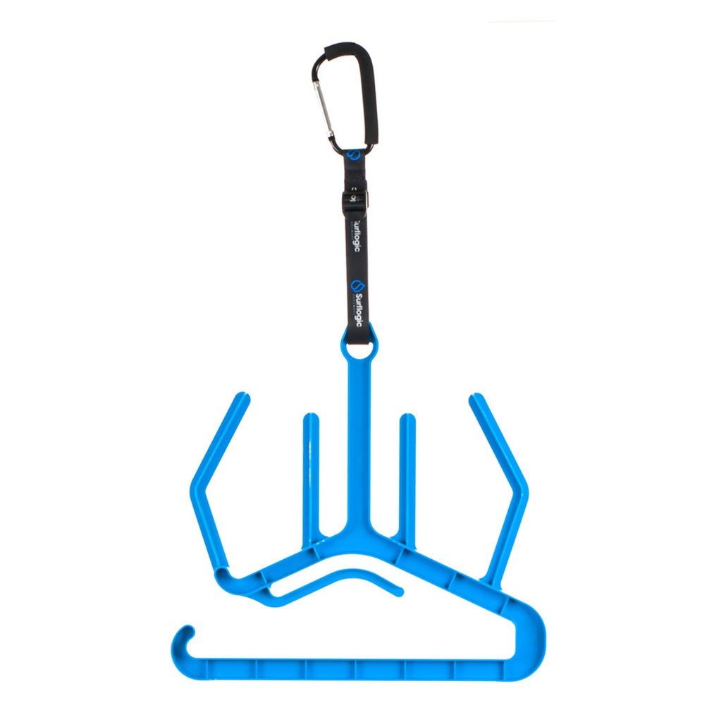 Percha traje y accesorios Maxi Double System azul