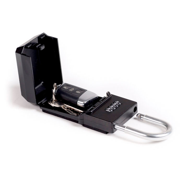 Cadenas boitier sécurité clés Standard noir 