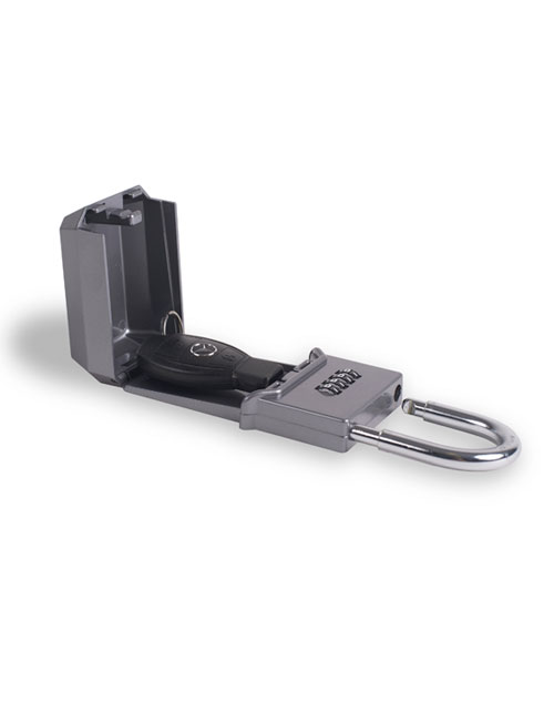 Cadenas boitier sécurité clés Standard gris
