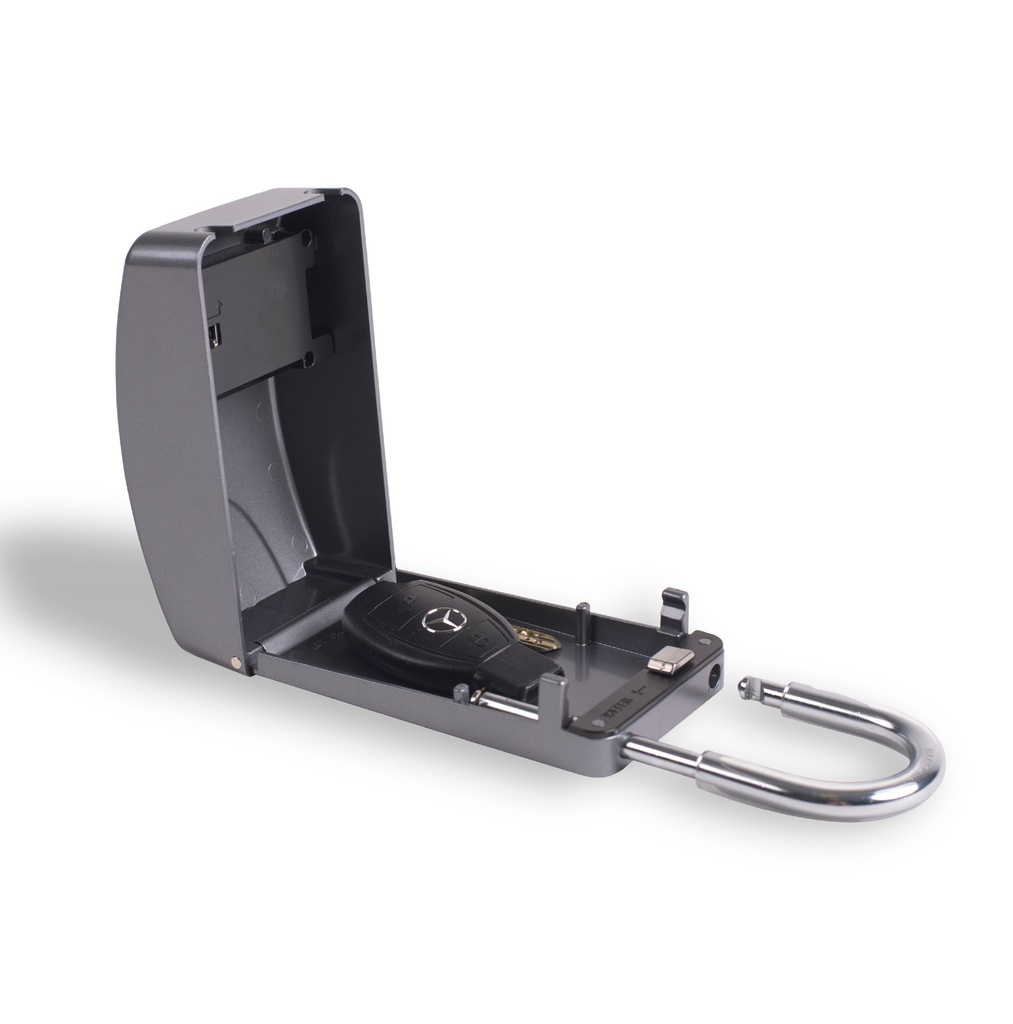 Key lock Maxi silver