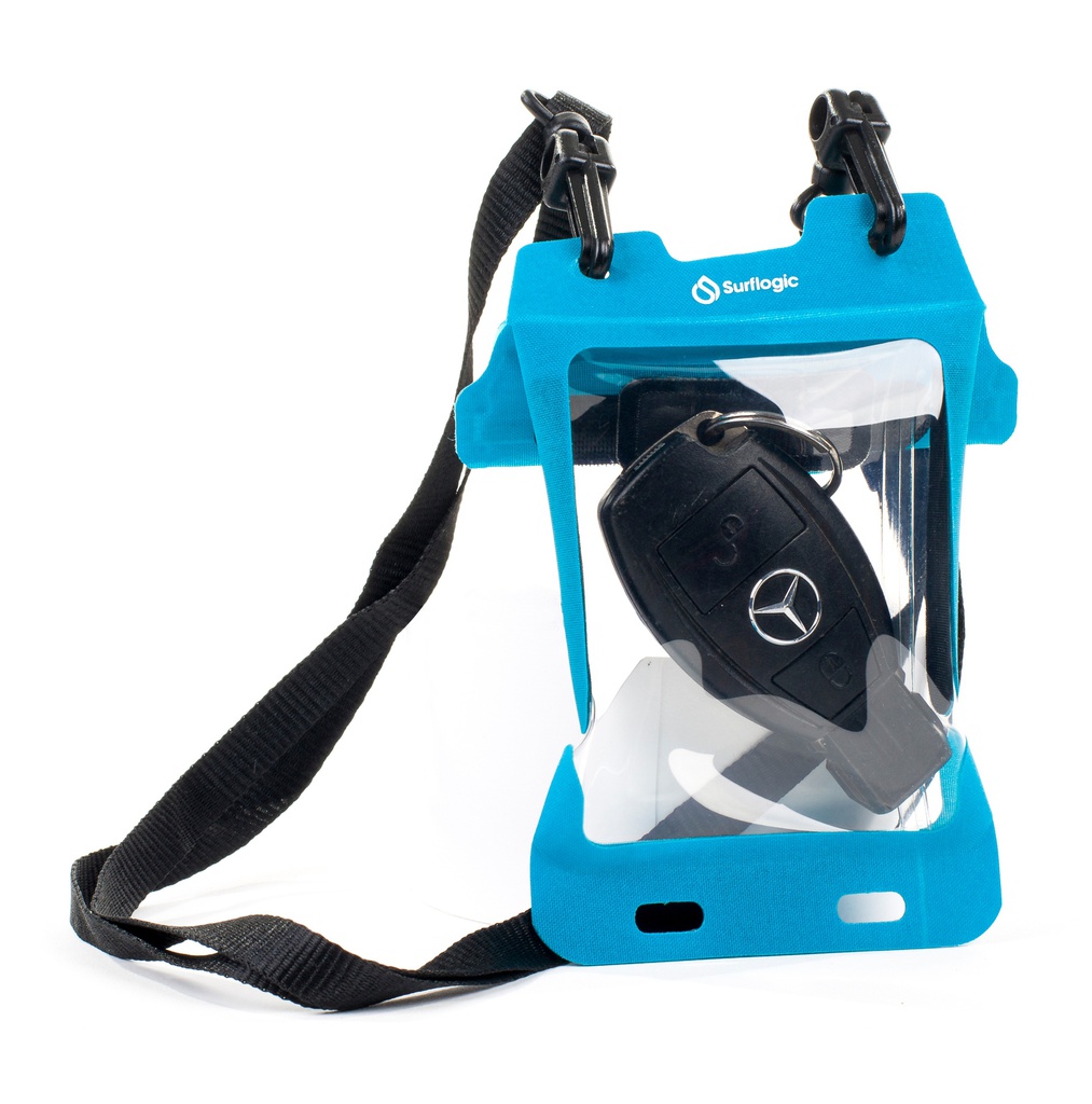 Waterproof key case blue