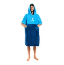 Poncho cyan & navy