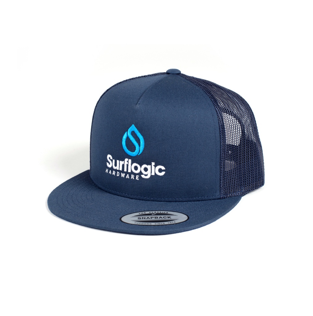 Casquette flat trucker SFL bleu marin
