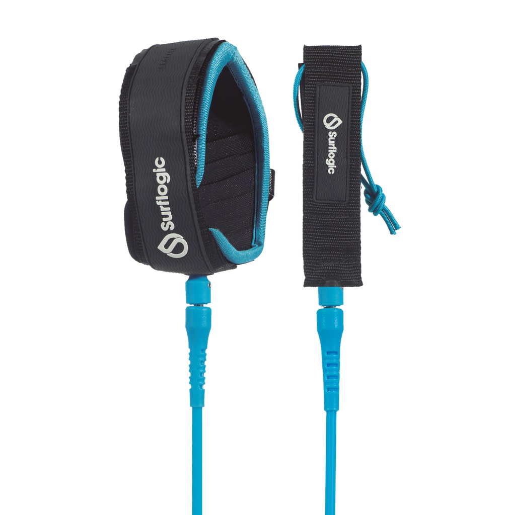 Leash Longboard 9 Knee cyan