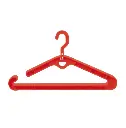 Percha traje roja