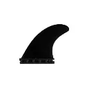 Dérives Thruster fin set Standard - Single tab - noir