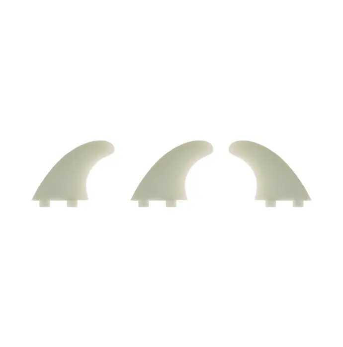 Dérives Thruster fin set Standard - Dual tab - clear