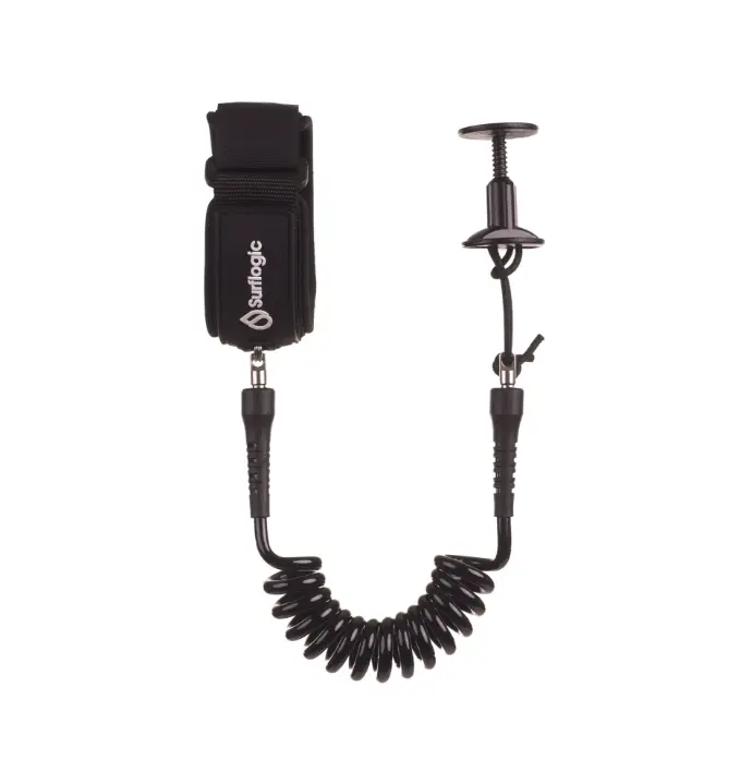 Leash bodyboard coil bicep - Black