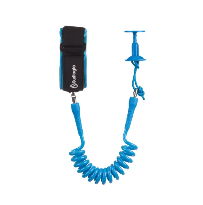 Leash bodyboard coil bicep - Cyan