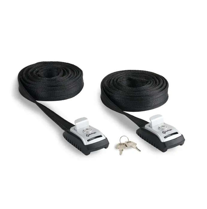 Lockable tie-down straps 4m