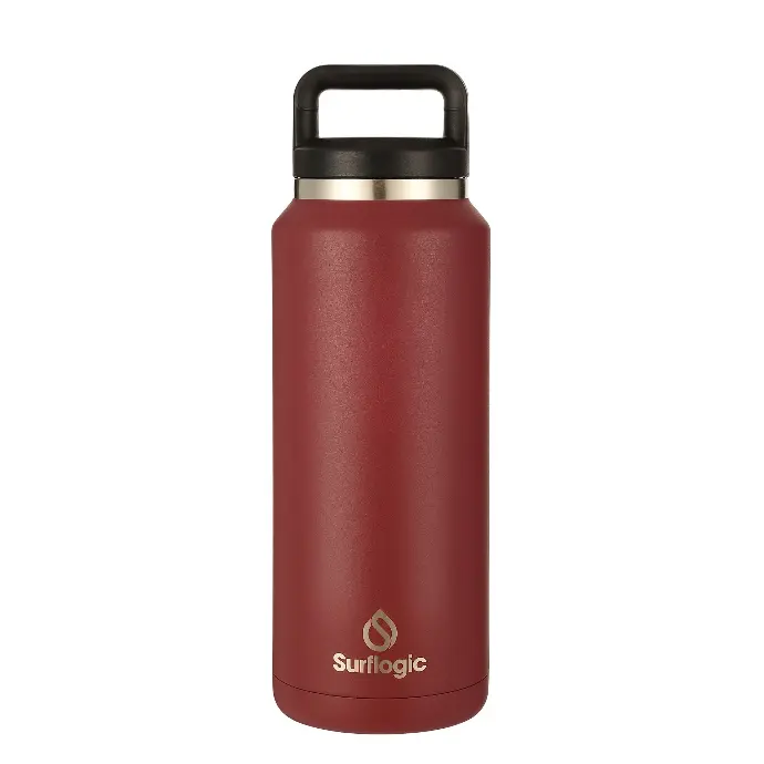Insulated bottle 1.000ml (36oz) burgundy
