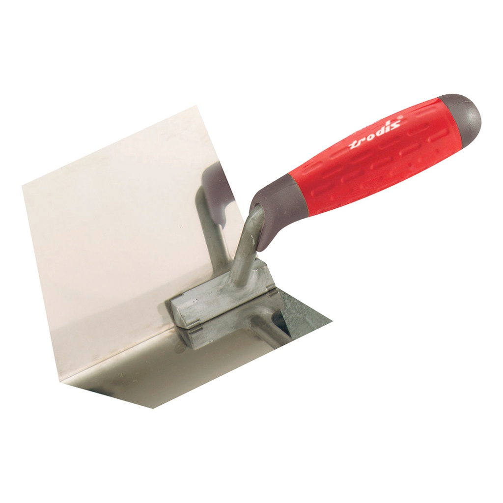 Paleta rinconera inox. mango bimaterial 120x100 mm