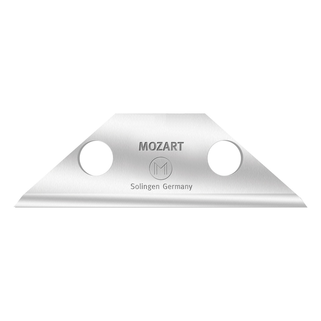 Hoja trapezoidal 2 agujeros laterales 60,00 x 20,00 x 0,5 mm